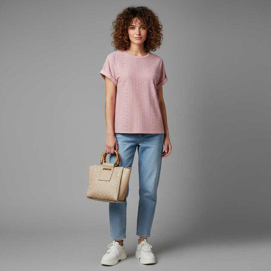Bella | Sommer T-shirt til Kvinder i 100% Bomuld