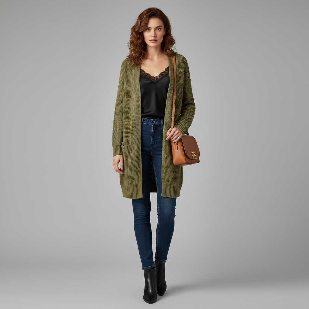 Elegant Cardigan Dame | Tidløst Design til Hverdag