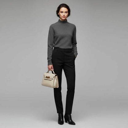Elegant Dametrøje | Tidløs Sweater i Blød Mix