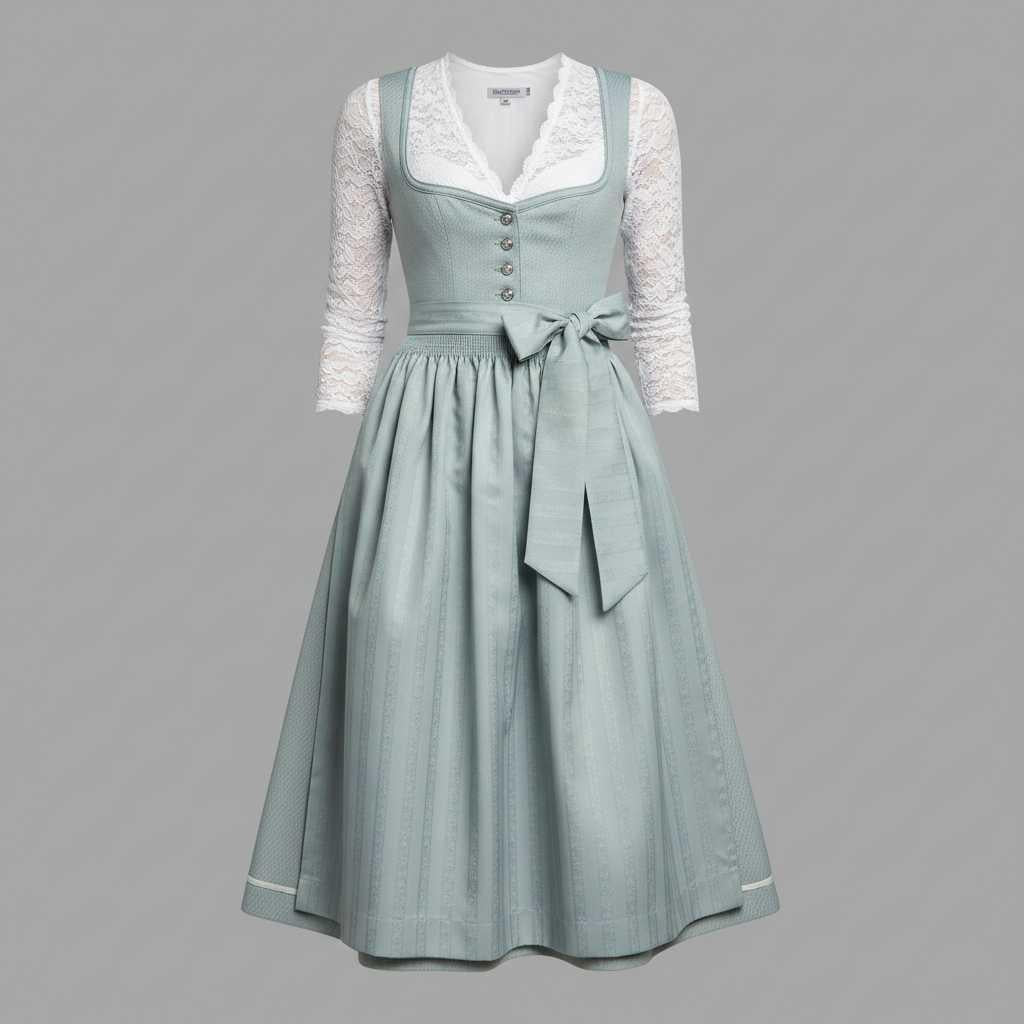 Elegant Dirndl Kostumekjole | Festkjole til Oktoberfest