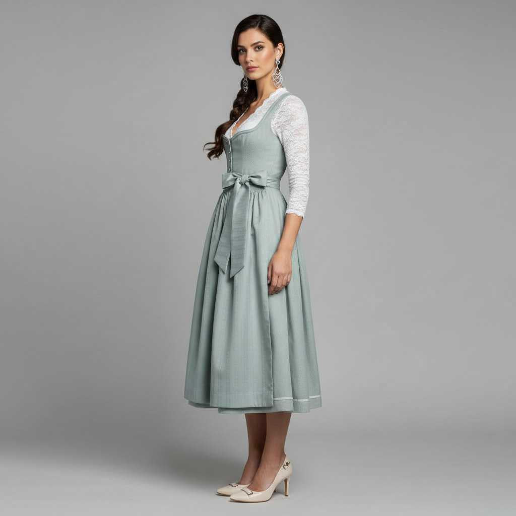 Elegant Dirndl Kostumekjole | Festkjole til Oktoberfest