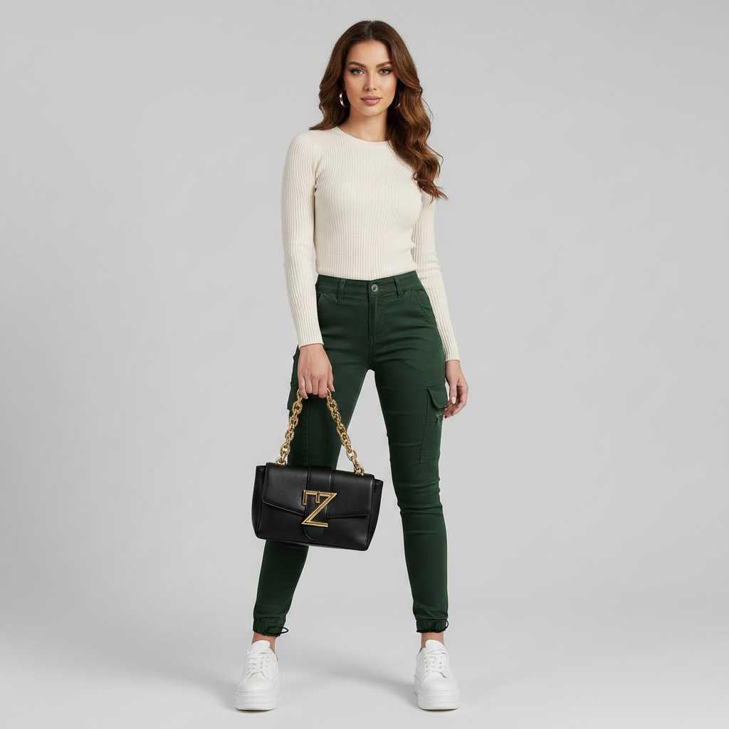 Moderne Cargo Bukser Dame | Trendy Bukser til Hverdag